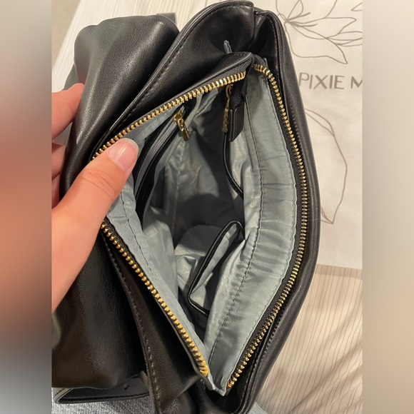 Pixie Mood Bubbly Flap Backpack - Black - Picture 4 of 5